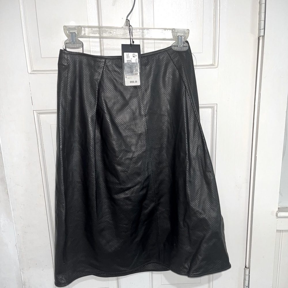 Leather skirt